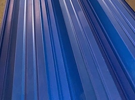 Окрашенный профнастил С8-1150, 0,5 мм, синий